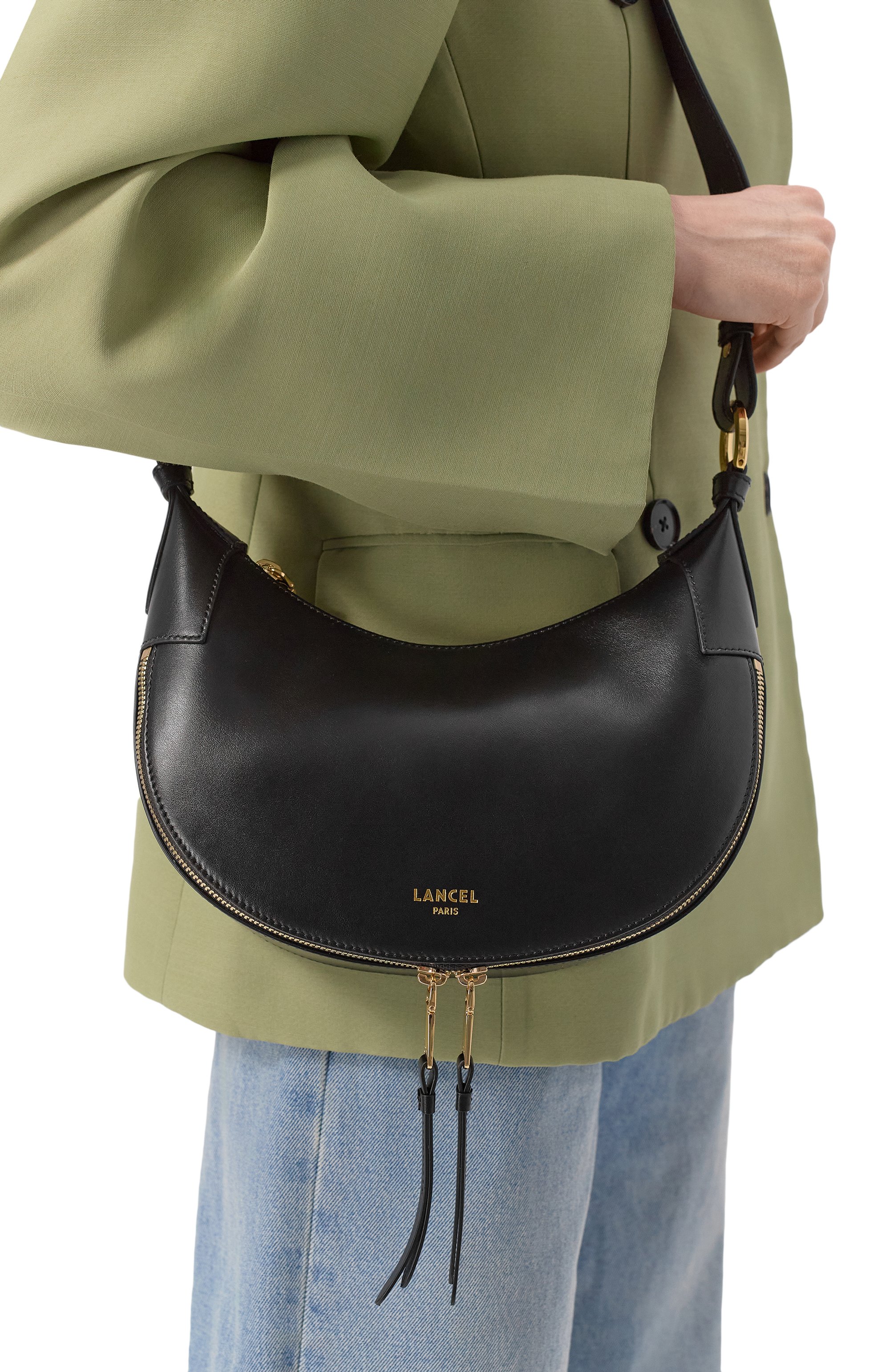 Сумка origami small LANCEL черного цвета по цене 61500 руб., арт. A13313, фото 2 Сумка origami small LANCEL, арт. A13313, фото 2