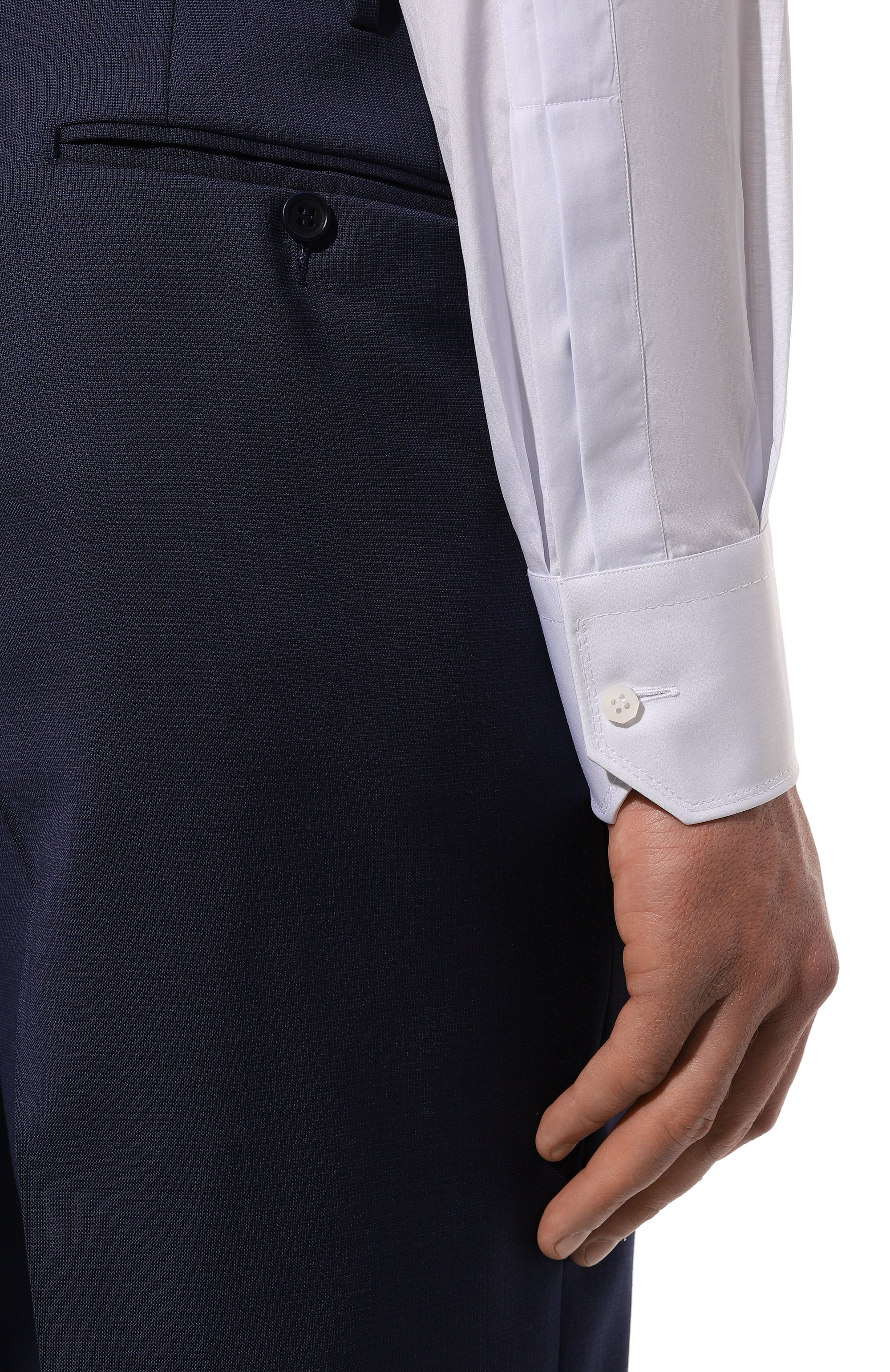 Хлопковая сорочка STEFANO RICCI, арт. MC007355/R122, фото 6