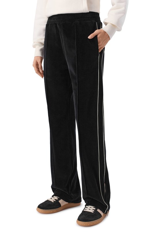 Бархатные брюки Valentino 8B3MD07G/A4V Чёрный  8B3MD07G/A4V Фото 3