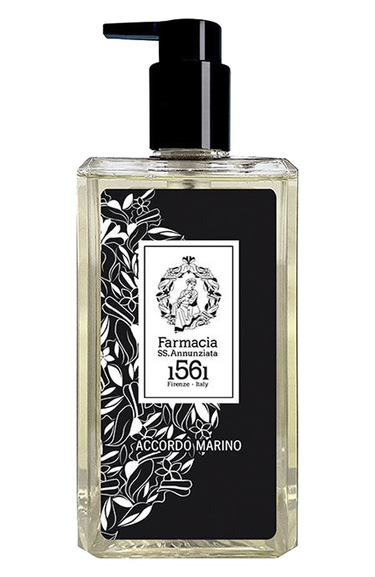 Парфюмированный гель для душа accordo marino (500ml) FARMACIA.SS ANNUNZIATA 1561 бесцветного цвета, арт. 8032779258452 | Фото 1 (Нос: Не проставлено; Региональные ограничения белый список (Axapta Mercury): Не проставлено; Тип продукта: Гели; Назначение: Для тела; Косметика кросс-кт: Уход У)