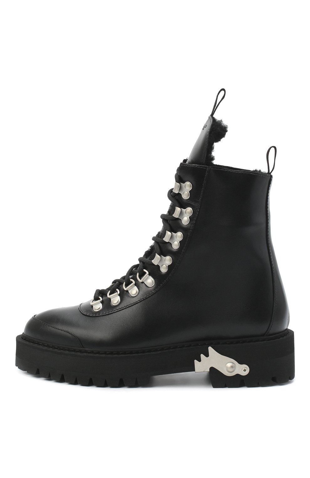 Кожаные ботинки OFF-WHITE, арт. 0WIA045E20LEA0011001, фото 3