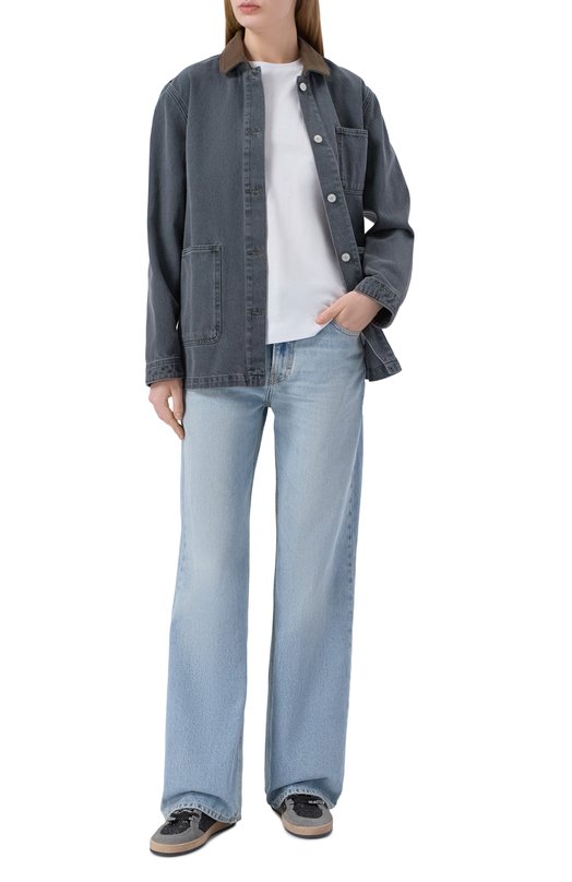 Комбинированные кеды Ball Star Golden Goose Deluxe Brand GWF00117.F006675 Серый  GWF00117.F006675 Фото 3