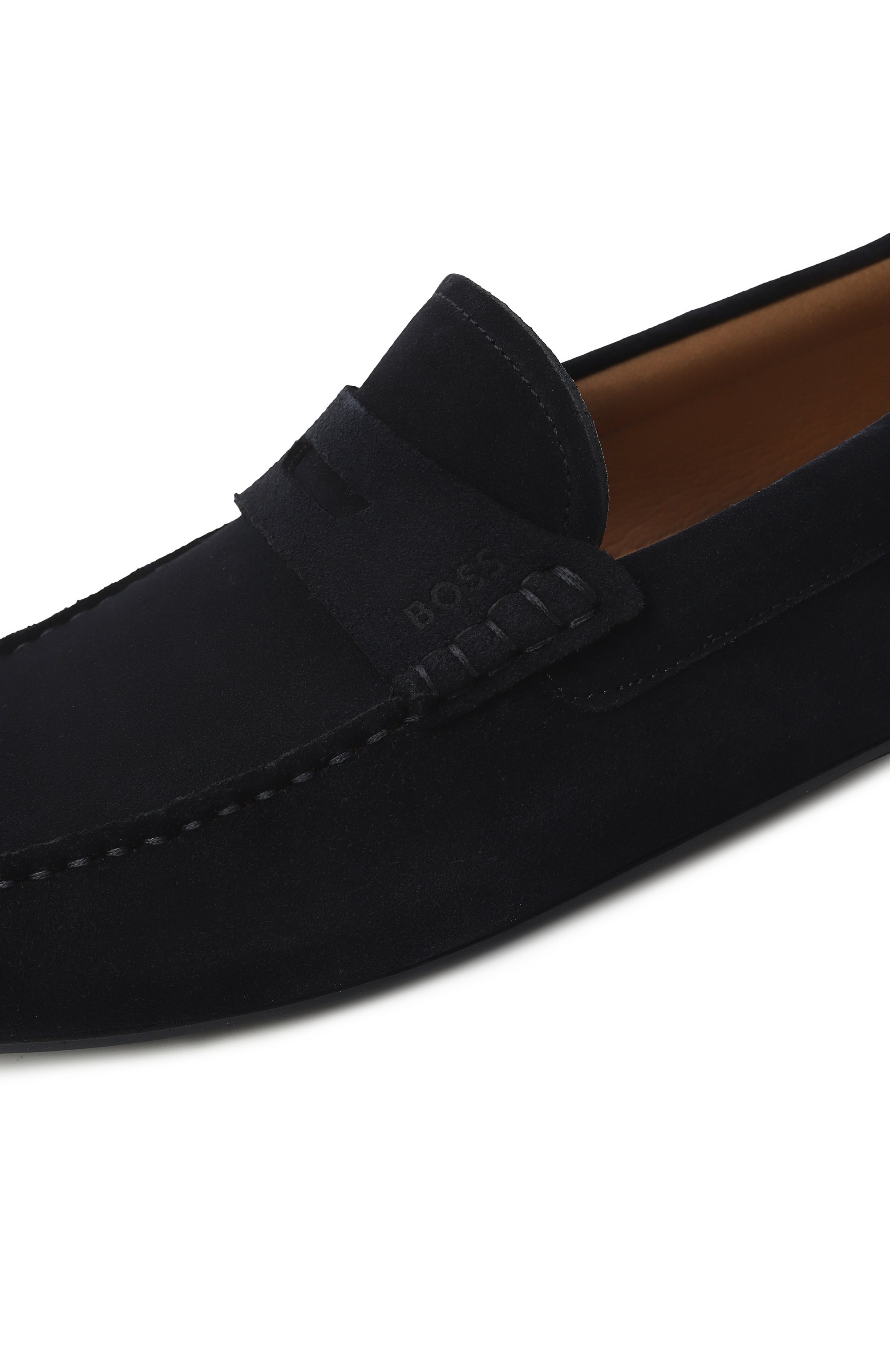 Замшевые мокасины noel BOSS темно-синего цвета по цене 29850 руб., арт. 50541750, фото 7 Замшевые мокасины noel BOSS, арт. 50541750, фото 7