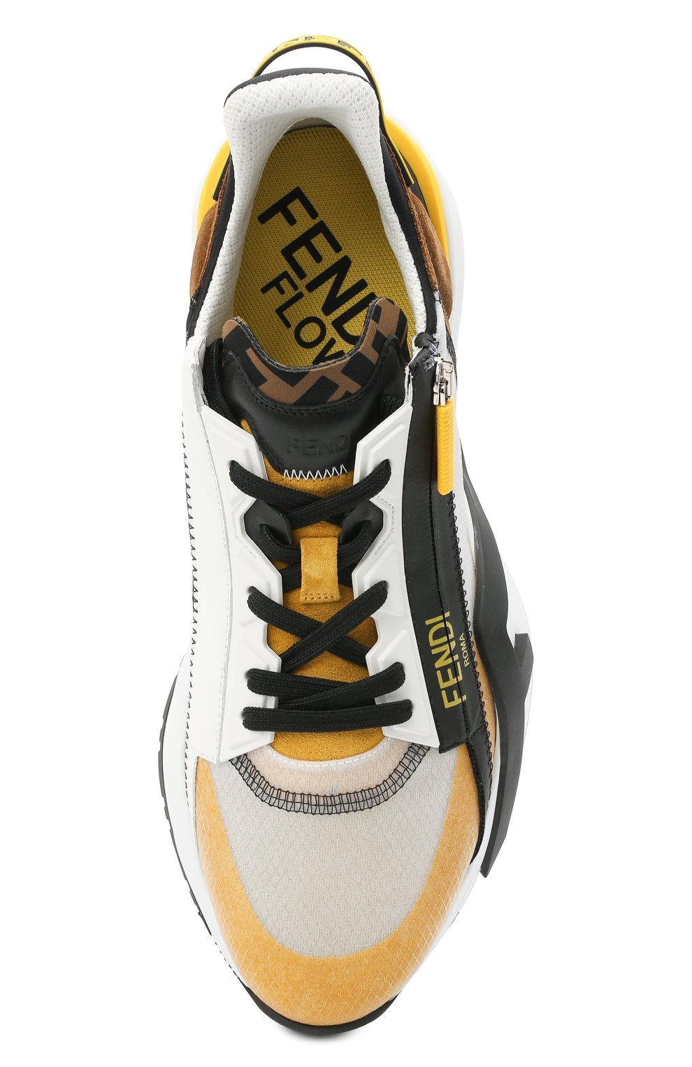 Комбинированные кроссовки flow FENDI, арт. 7E1392 AD7V, фото 5