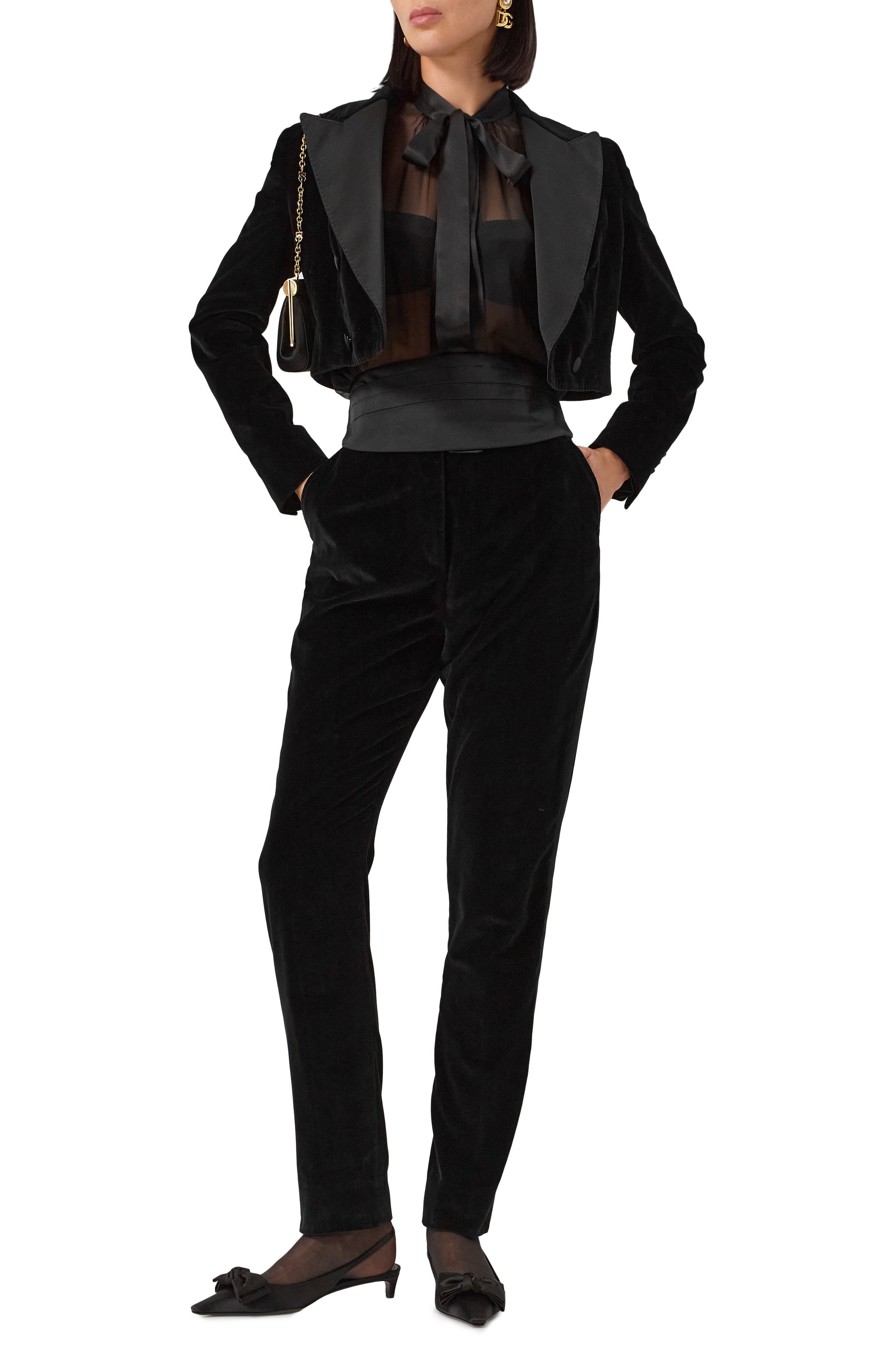 Шелковая блузка DOLCE & GABBANA, арт. F5S81T/FU1AT, фото 2