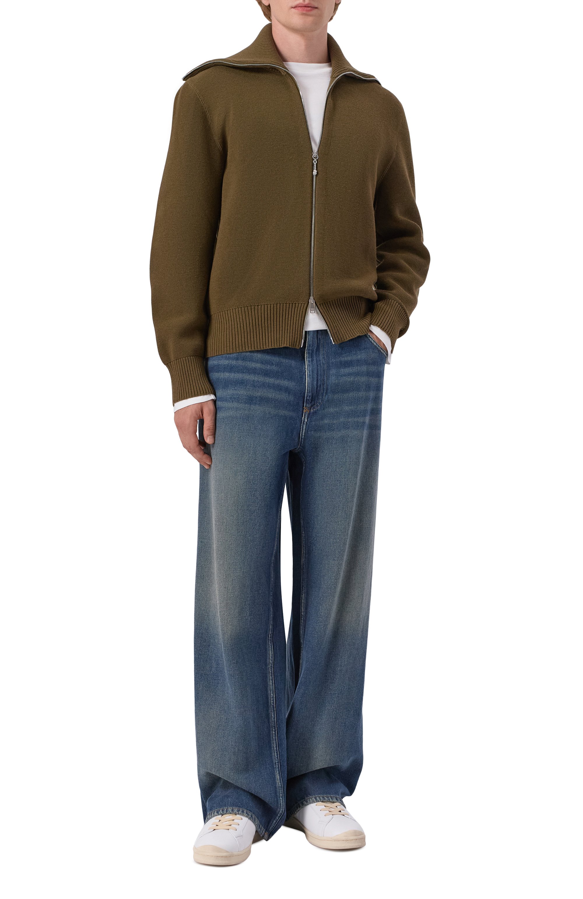 Кожаные кеды JIL SANDER белого цвета по цене 95700 руб., арт. J33WS0055/P7823, фото 2 Кожаные кеды JIL SANDER, арт. J33WS0055/P7823, фото 2
