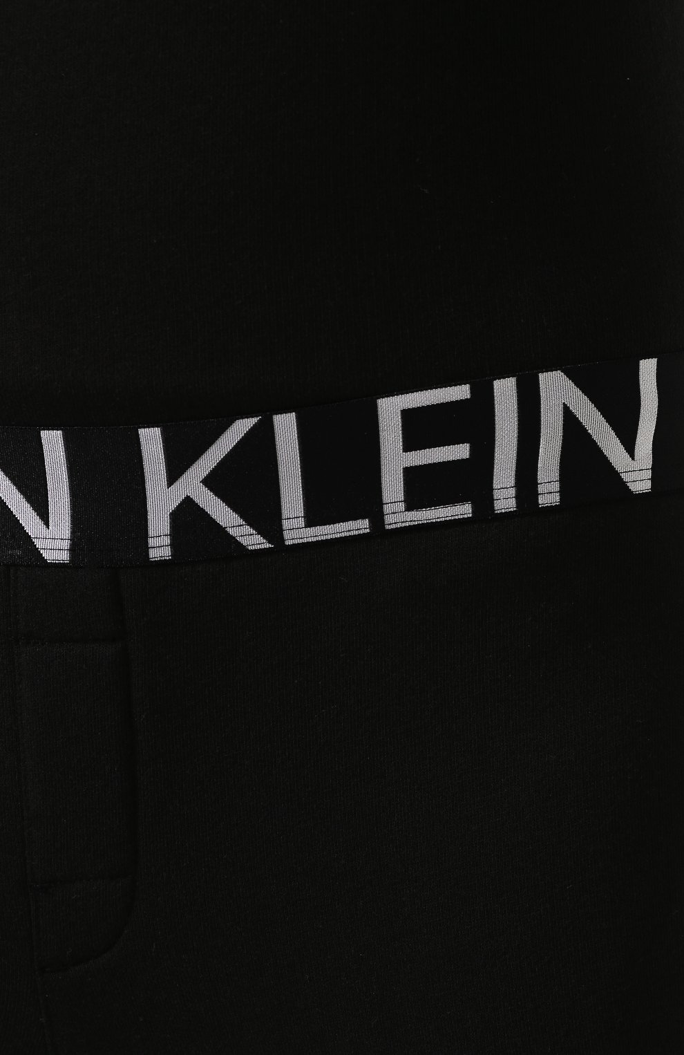 Хлопковые джоггеры CALVIN KLEIN черного цвета по цене 6525 руб., арт. QS6188E, фото 5 Хлопковые джоггеры CALVIN KLEIN, арт. QS6188E, фото 5