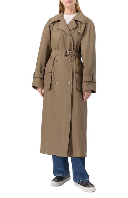 Тренч Brunello Cucinelli MG5019916P Хаки  MG5019916P Фото 3