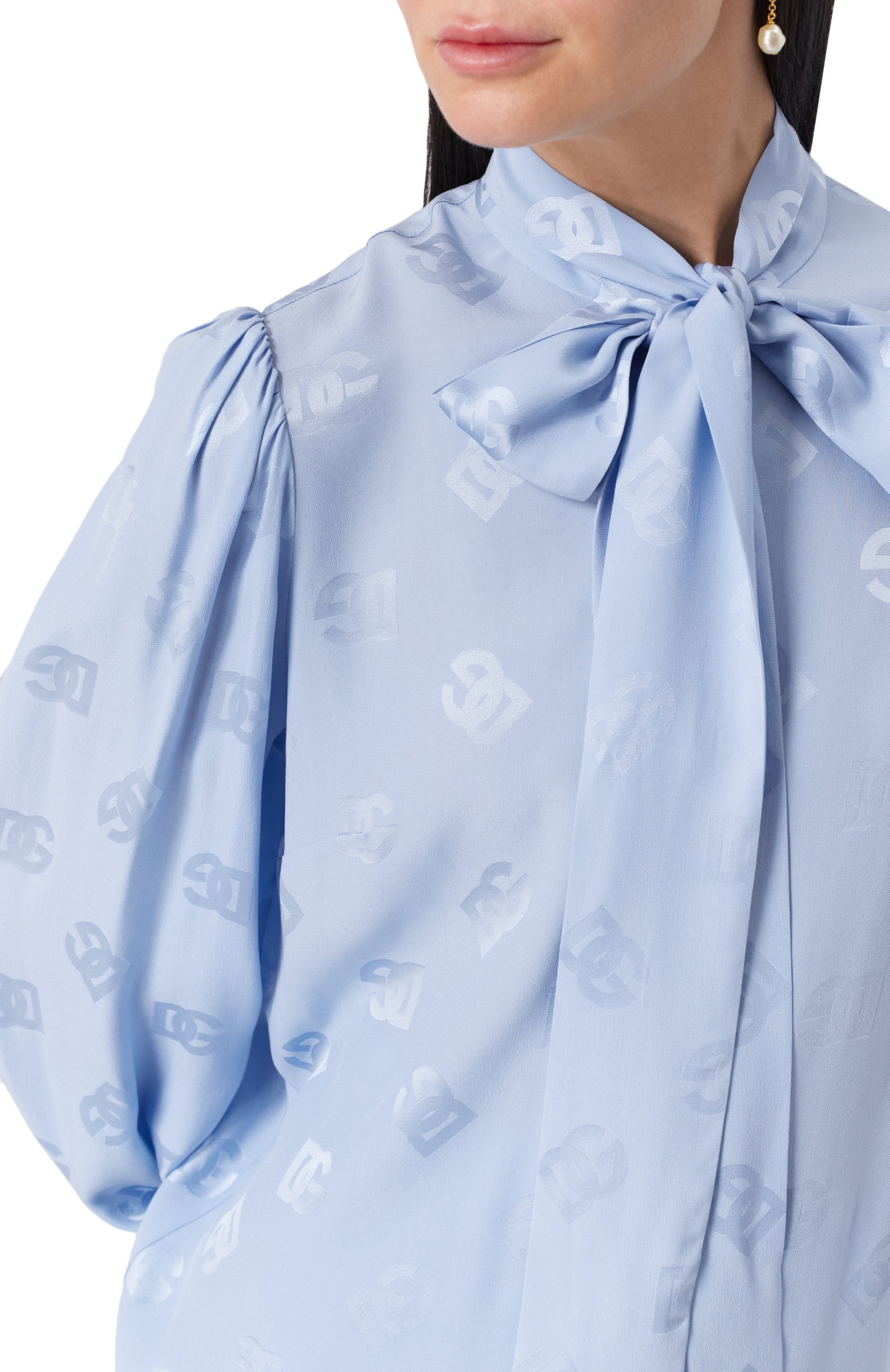 Шелковая блузка DOLCE & GABBANA, арт. F5Q44T/FJ1J0, фото 5