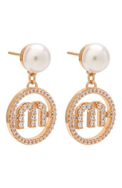 Серьги MIU MIU, арт. 5JO647-2DAM-F00Y7, фото 3