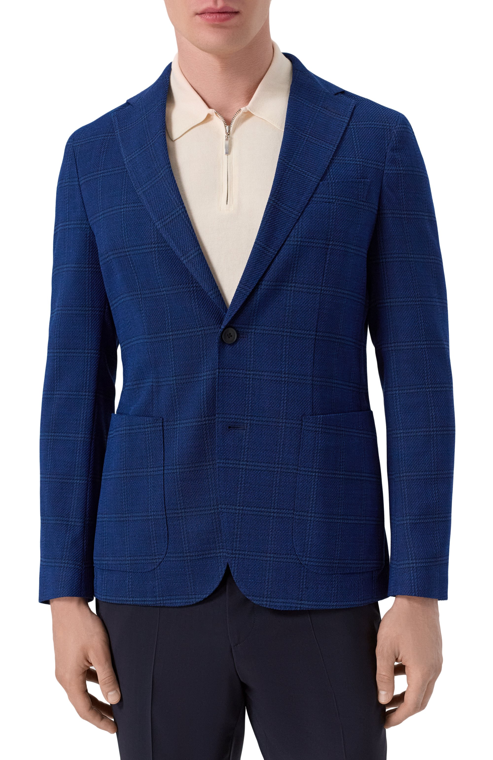 Пиджак из шерсти и хлопка BOSS, арт. 50545840, фото 5