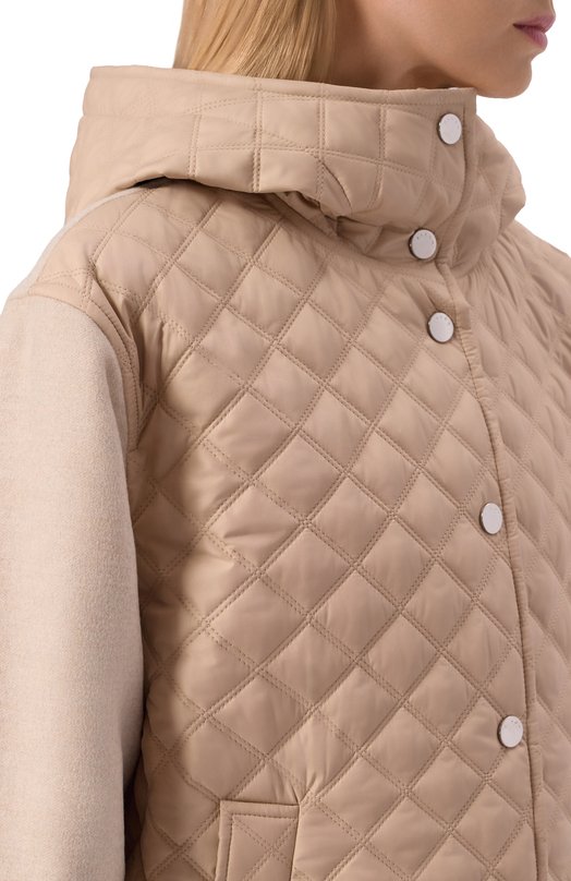 Комбинированная куртка Kiton D61512K05P88 Бежевый  D61512K05P88 Фото 5