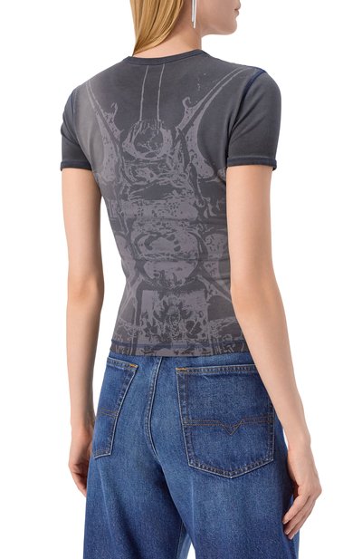 Хлопковая футболка DIESEL, арт. A19530/0DEBZ, фото 4