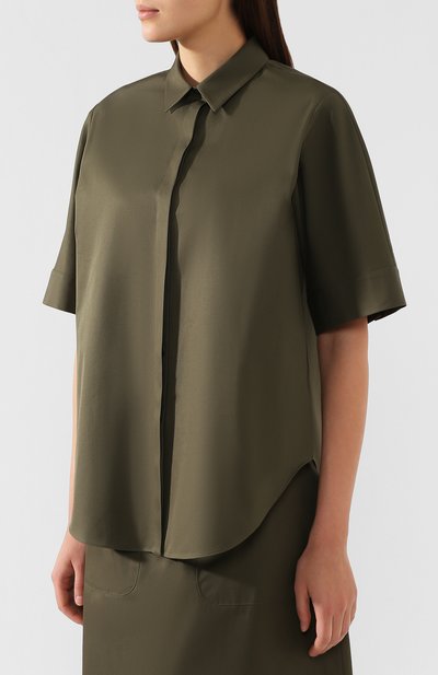 Хлопковая рубашка JIL SANDER NAVY, арт. JNWM6008A/JM2434, фото 3