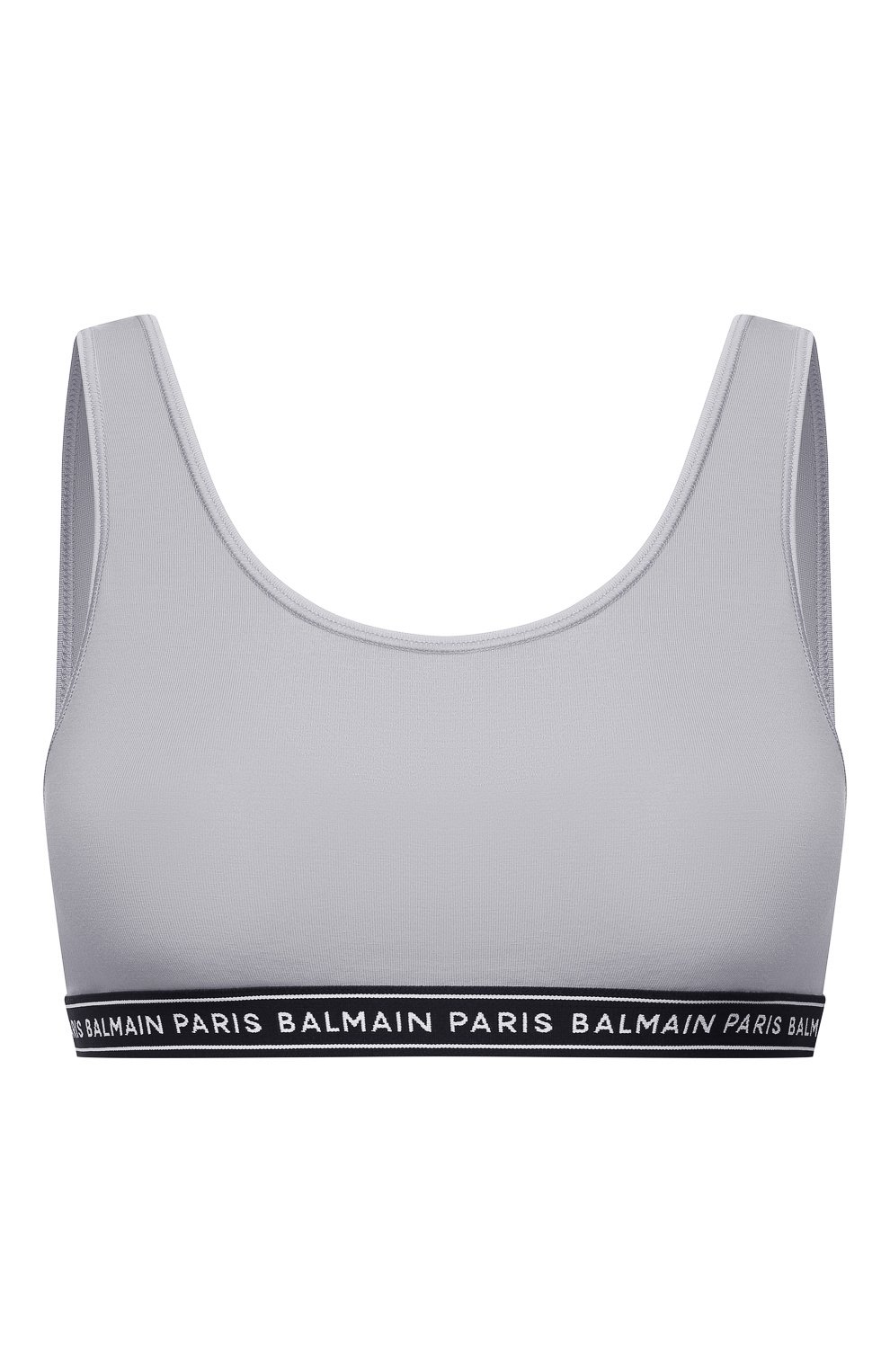 Бра-топ BALMAIN серого цвета по цене 19950 руб., арт. BPRG85140, фото 1 Бра-топ BALMAIN, арт. BPRG85140, фото 1