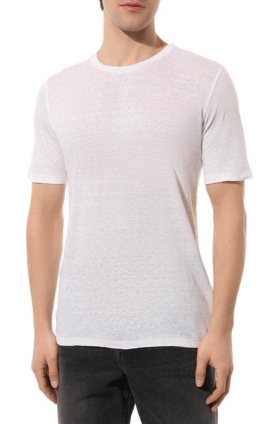 Льняная футболка 120% LINO, арт. Y0M7186/000E908/S00, фото 3