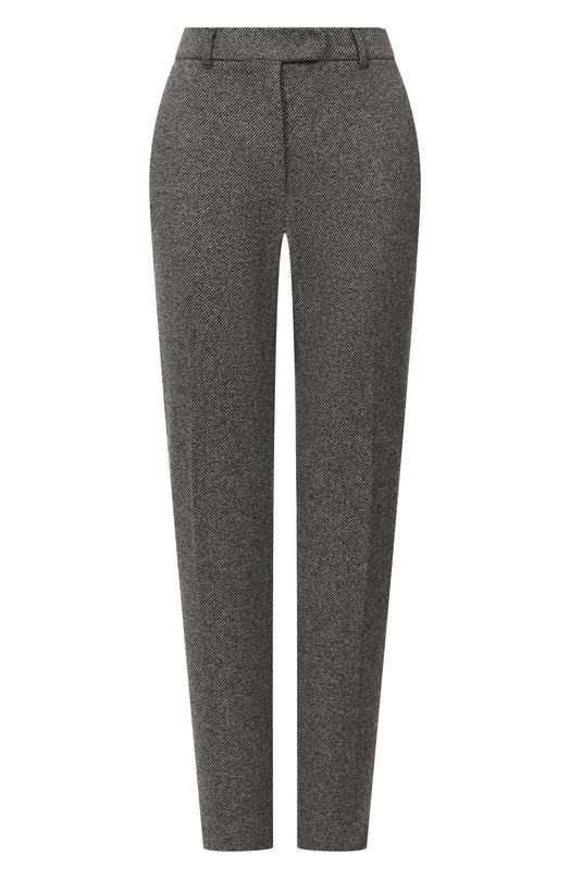 Брюки из хлопка и вискозы Max Mara Studio NEGUS Серый NEGUS