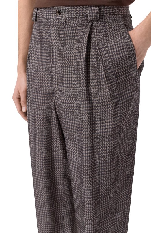 Брюки из вискозы Giorgio Armani GM002035/TE17944 Серый  GM002035/TE17944 Фото 5