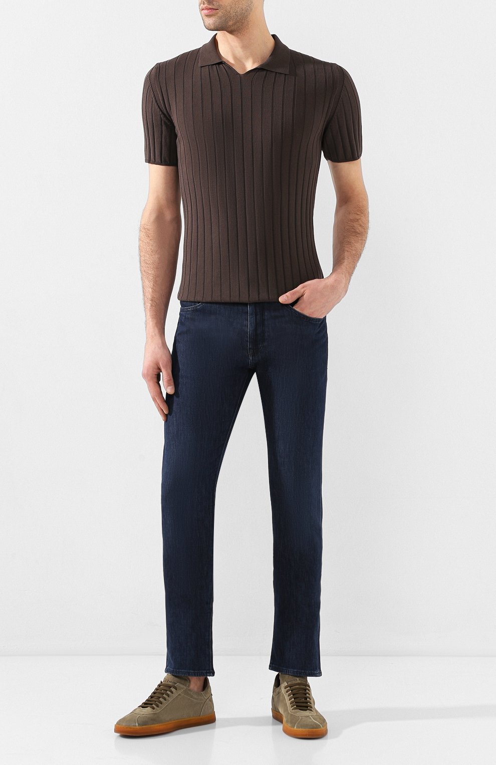 Хлопковое поло  DANIELE FIESOLI, арт. DF 0317, фото 2