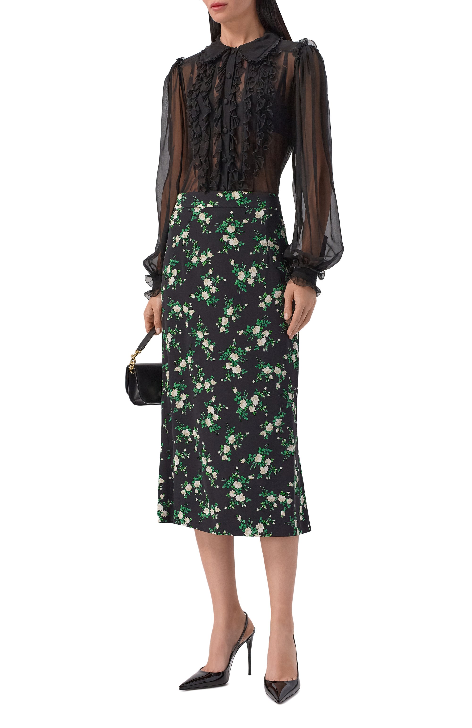 Шелковая блузка DOLCE & GABBANA, арт. F5U02T/FU1AT, фото 2