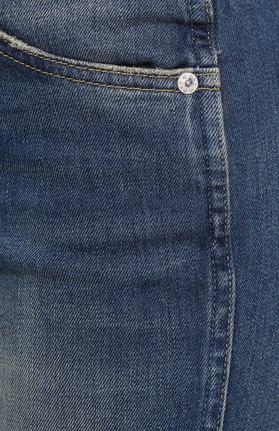 Джинсы с потертостями и съемными подтяжками AMO, арт. A01225-002, фото 5