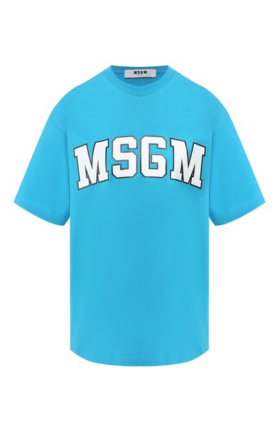 Женская хлопковая футболка MSGM, арт. 2642MDM262 195298