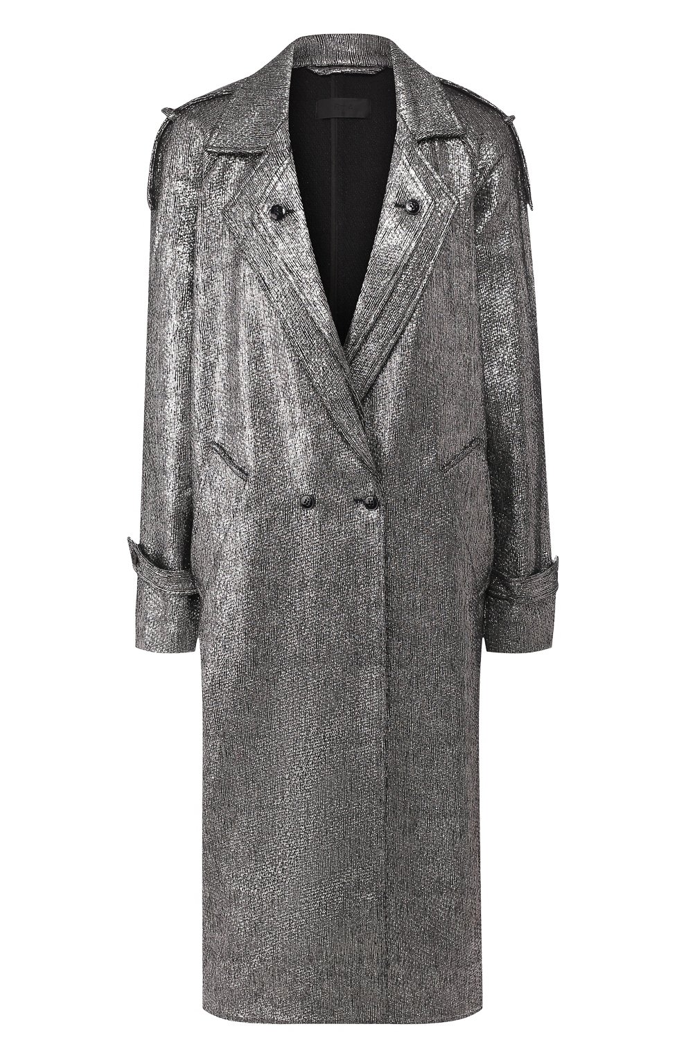 Пальто RTA серебряного цвета по цене 107000 руб., арт. WF9358-4012BSTD, фото 1 Пальто RTA, арт. WF9358-4012BSTD, фото 1