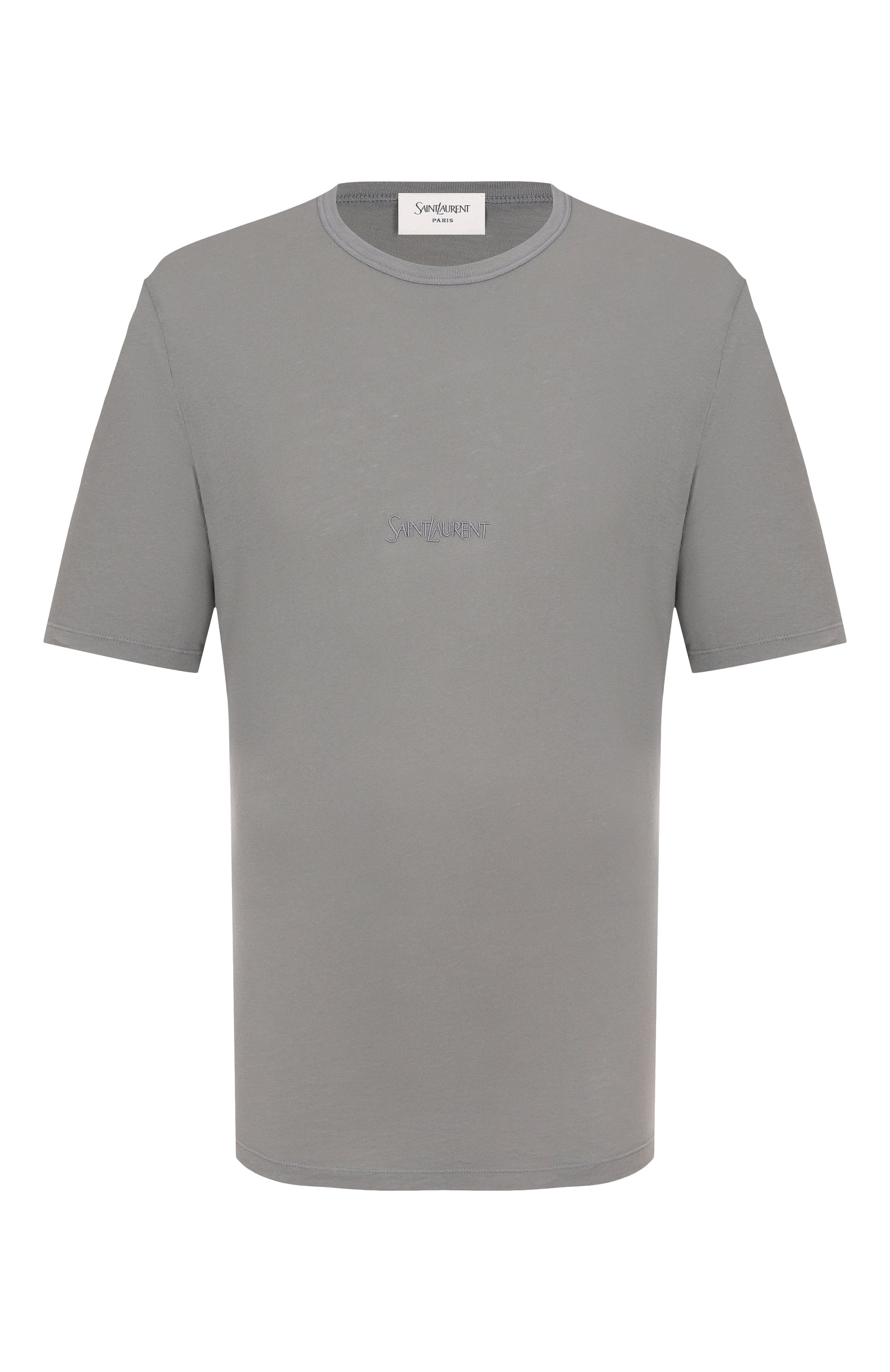 Хлопковая футболка SAINT LAURENT, арт. 818535/YBHD2, фото 1