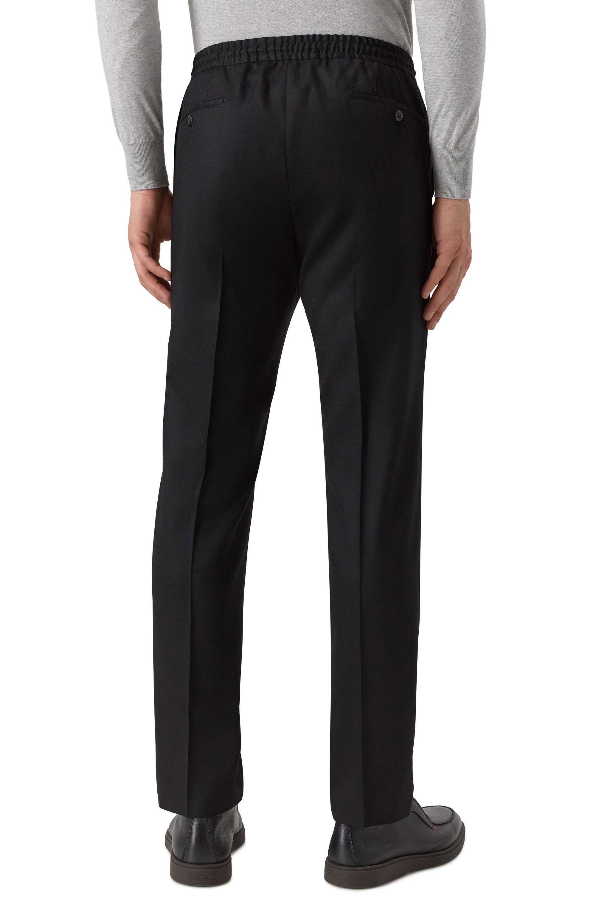 Шерстяные брюки CORNELIANI, арт. 264L25-2618111, фото 4