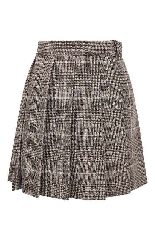 Плиссированная юбка Brunello Cucinelli MV403G3936 Бежевый MV403G3936