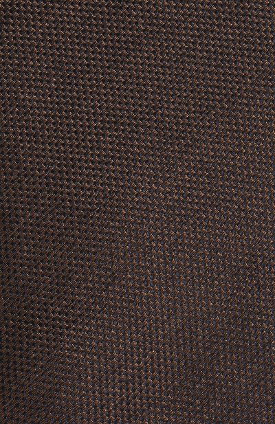 Шелковый галстук CORNELIANI коричневого цвета по цене 17000 руб., арт. 90U302-2820303/00, фото 4 Шелковый галстук CORNELIANI, арт. 90U302-2820303/00, фото 4