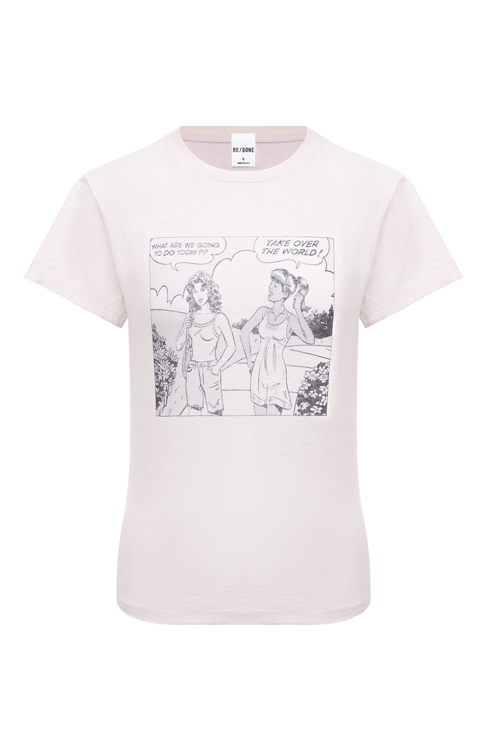 Хлопковая футболка RE/DONE, арт. 024-02WCGT298, фото 1
