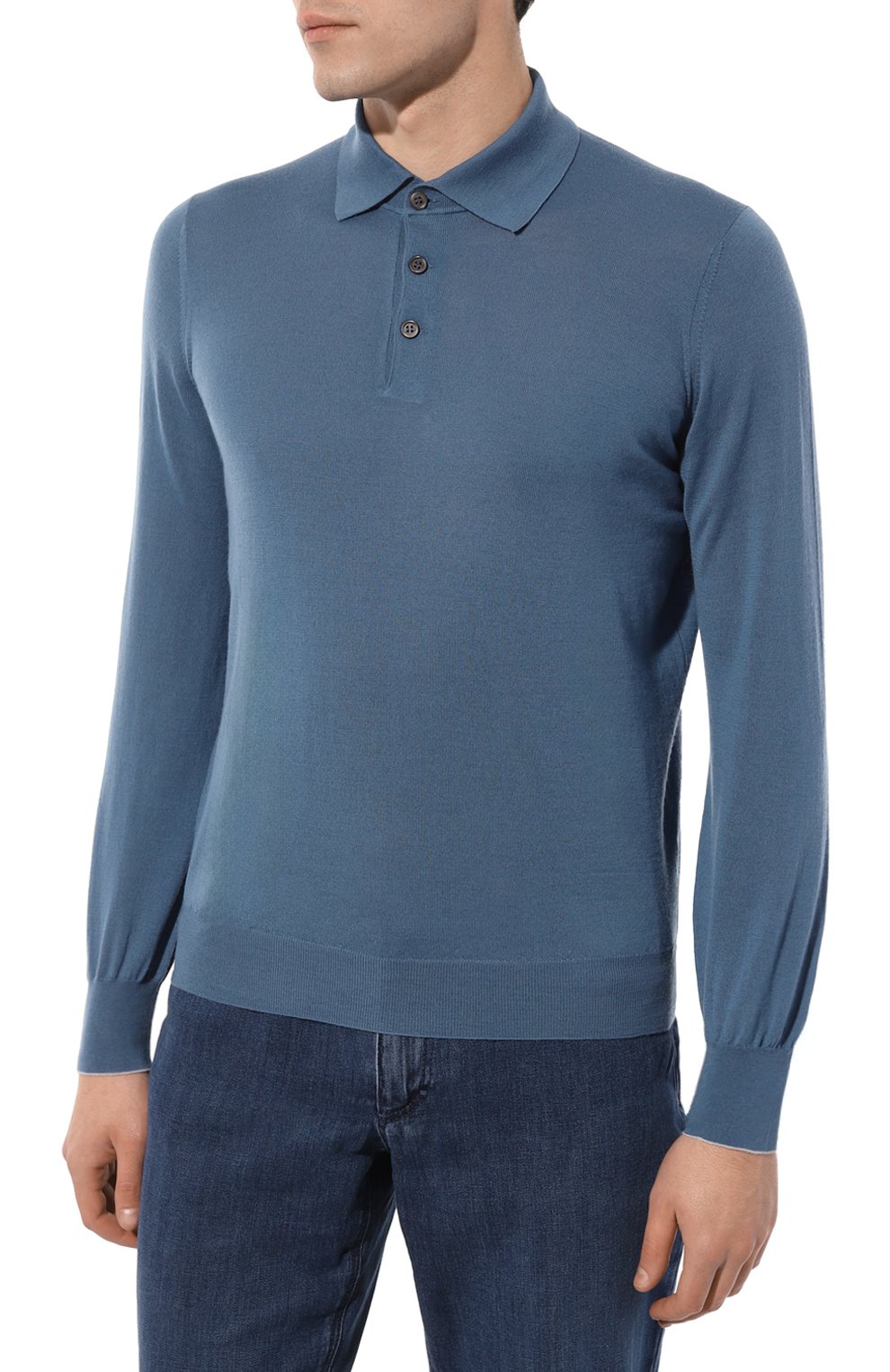 Поло из шерсти и кашемира BRUNELLO CUCINELLI, арт. M2400B2007, фото 3