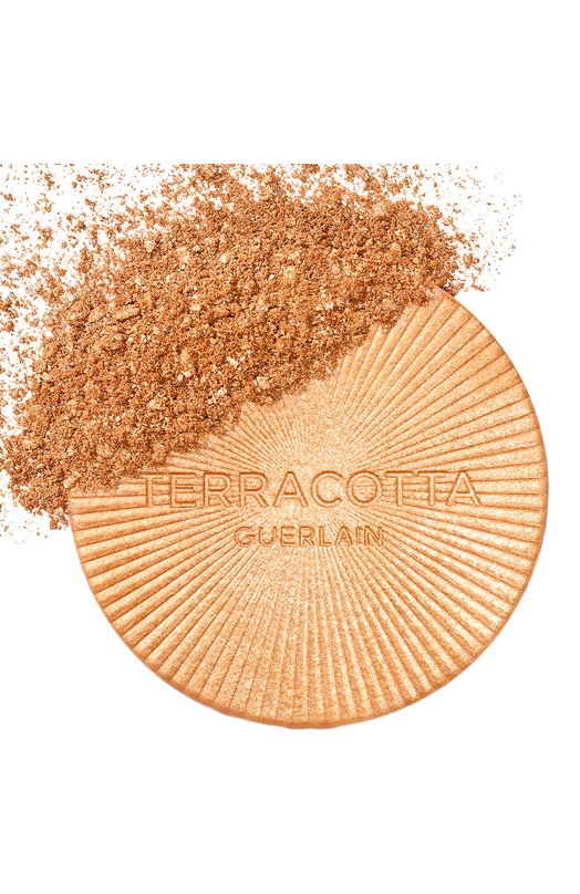 фото Сияющая пудра для лица terracotta luminizer, 01 gold тёплый (7g) guerlain