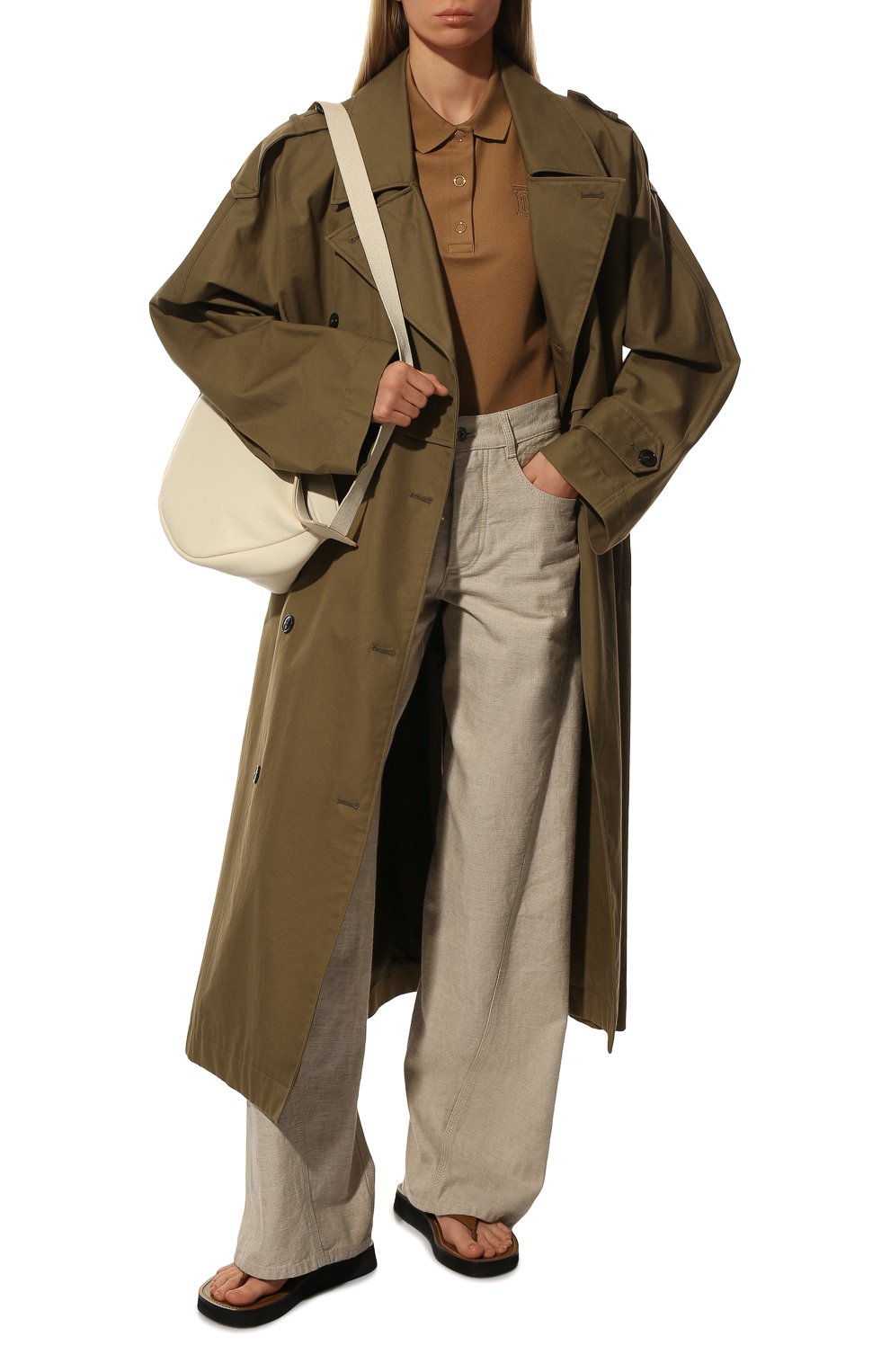 Хлопковое поло BURBERRY, арт. 8015210, фото 2