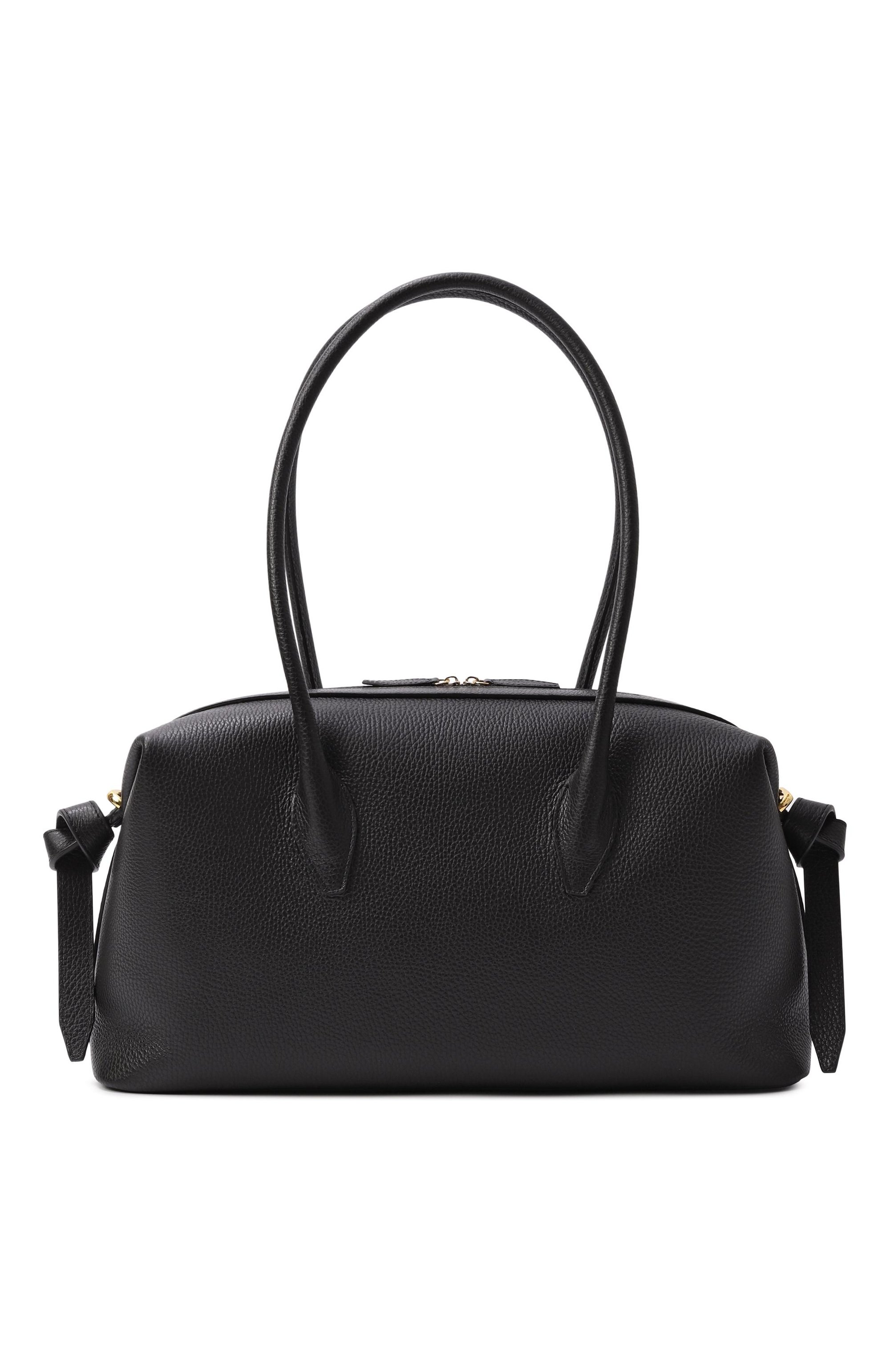 Сумка brioche duffle YUZEFI черного цвета по цене 93300 руб., арт. BRI0CHE DUFFLE/PEBBLE GRAIN LEATHER, фото 7 Сумка brioche duffle YUZEFI, арт. BRI0CHE DUFFLE/PEBBLE GRAIN LEATHER, фото 7