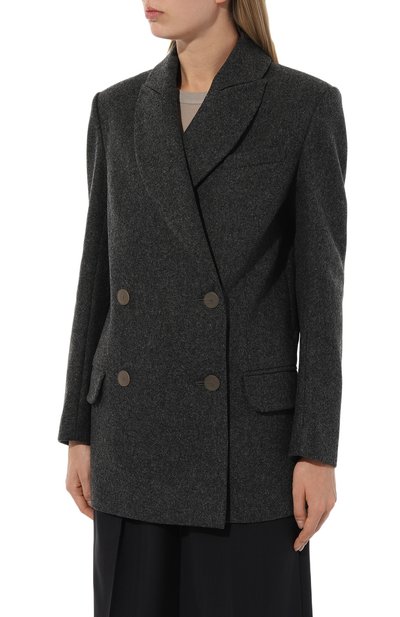 Шерстяной жакет CHAPURIN темно-серого цвета по цене 80000 руб., арт. JT6/16582/27932-м/FW23-24, фото 3 Шерстяной жакет CHAPURIN, арт. JT6/16582/27932-м/FW23-24, фото 3