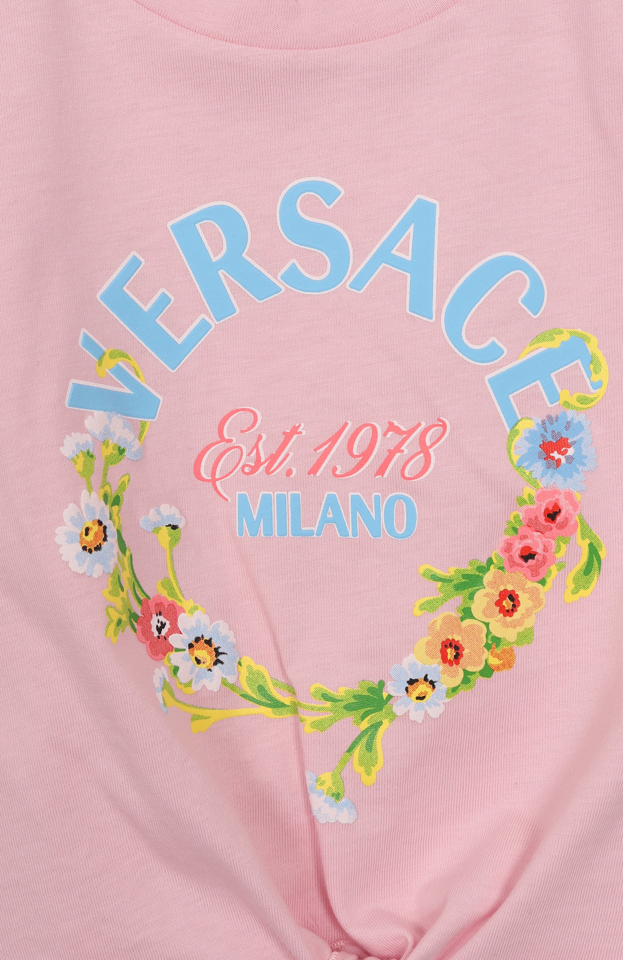 Хлопковая футболка VERSACE, арт. 1018548/1A13080, фото 3