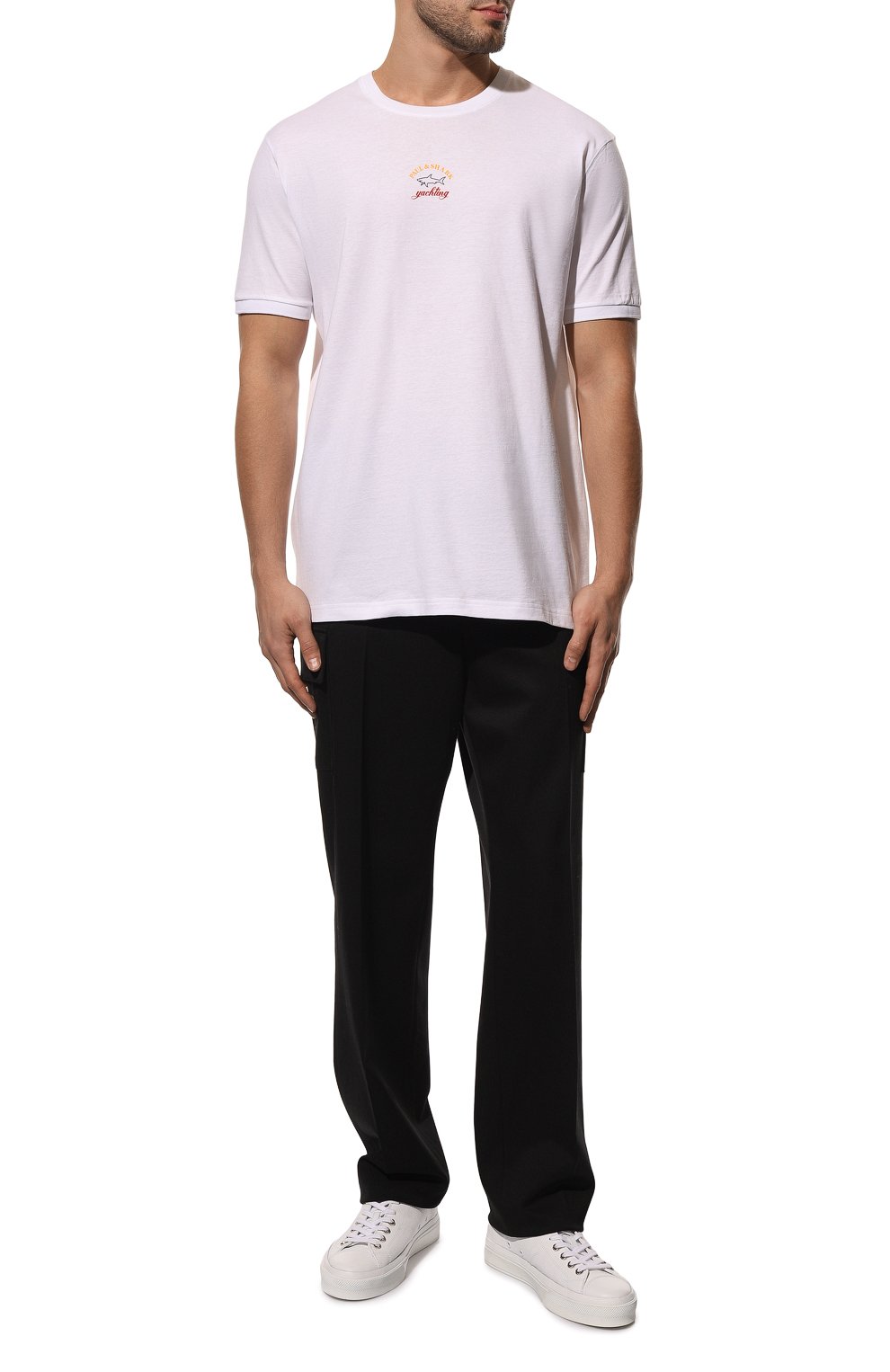 Хлопковая футболка PAUL&SHARK, арт. C0P1096, фото 2