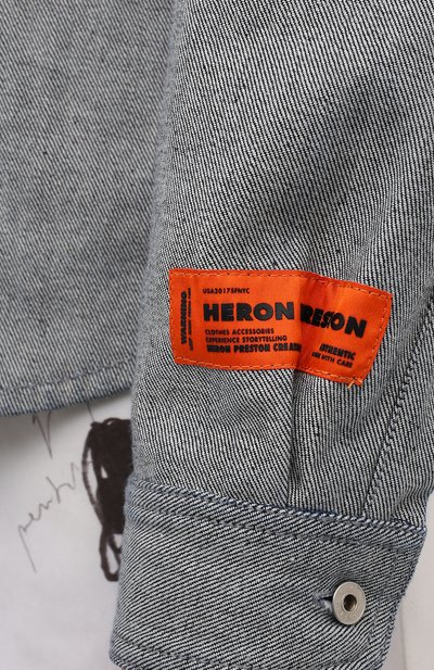 Джинсовая рубашка HERON PRESTON, арт. HMYD007S21DEN0024700, фото 5