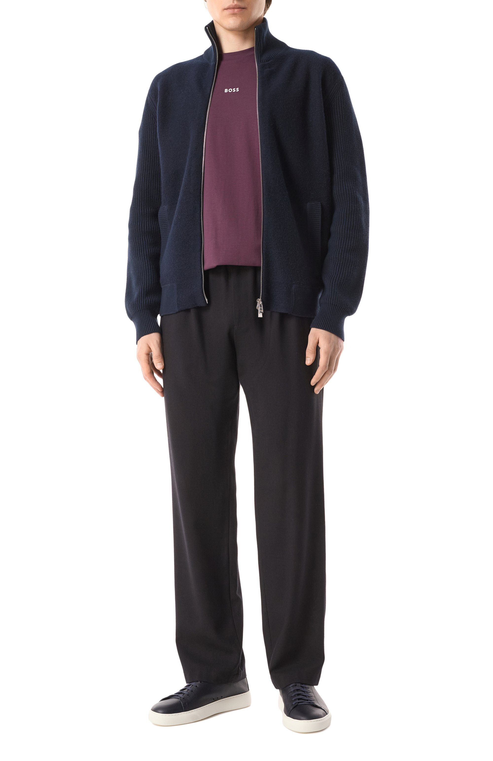 Хлопковая футболка BOSS ORANGE, арт. 50473278, фото 2