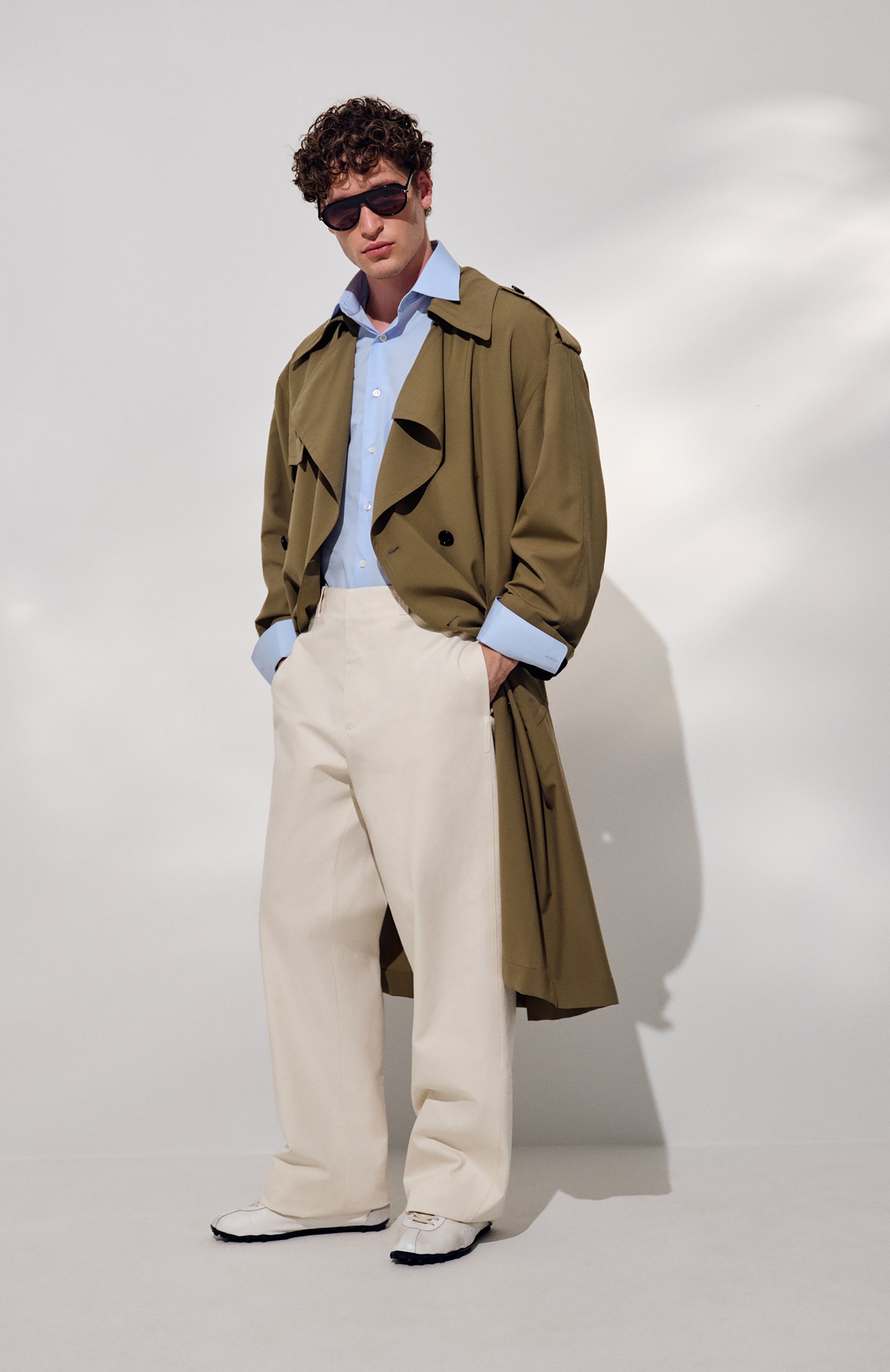 Хлопковые брюки JIL SANDER, арт. J47KA0269-J45267, фото 7