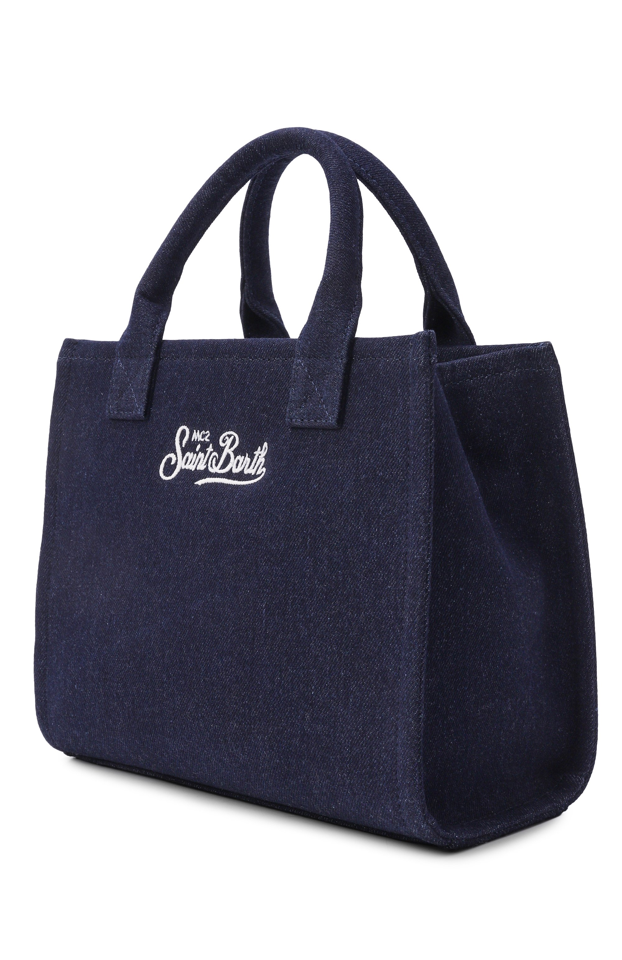 Сумка vanity midi MC2 SAINT BARTH темно-синего цвета по цене 32350 руб., арт. VANMD001-01031L/VANITY BAG MIDI, фото 4 Сумка vanity midi MC2 SAINT BARTH, арт. VANMD001-01031L/VANITY BAG MIDI, фото 4