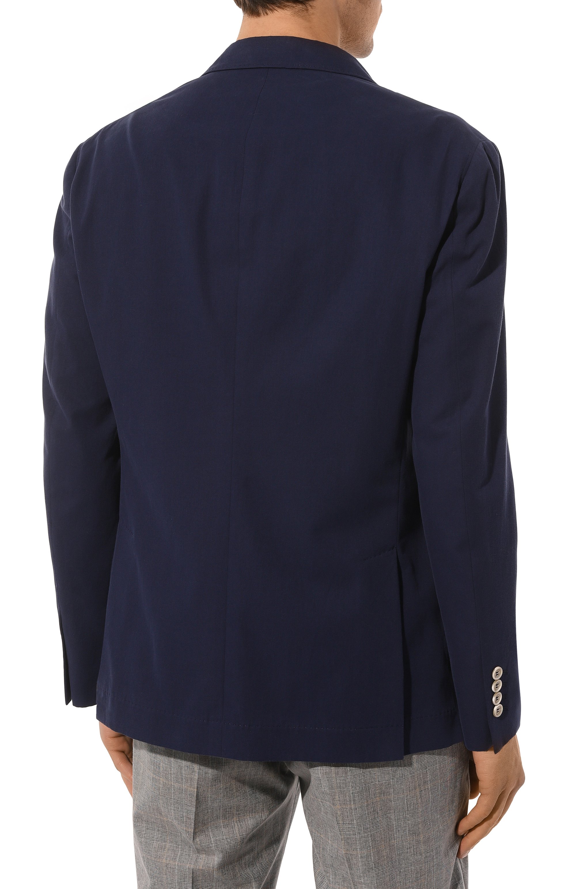 Хлопковый пиджак BRUNELLO CUCINELLI, арт. MS4617BND, фото 6