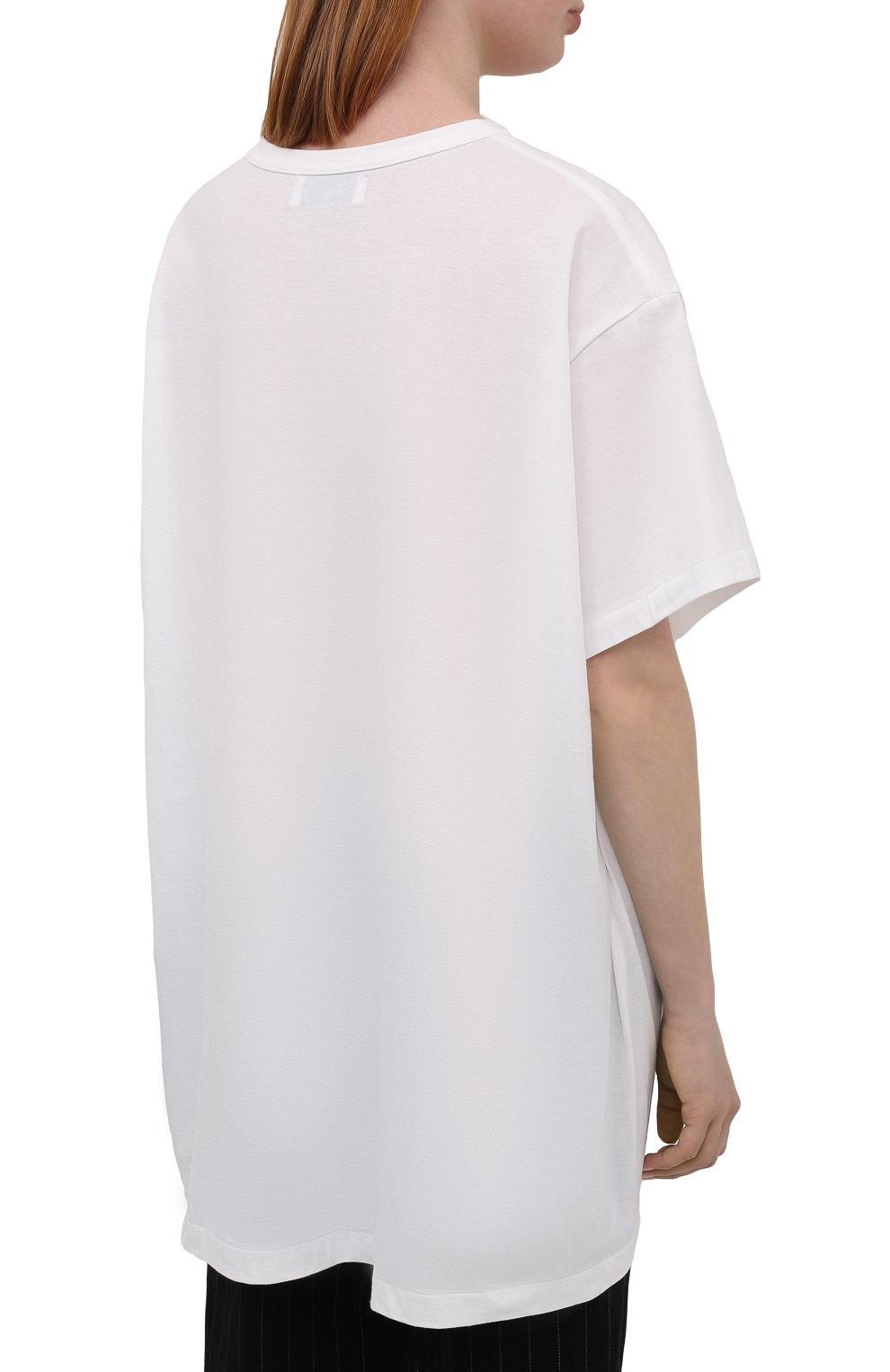 Хлопковая футболка YOHJI YAMAMOTO, арт. FD-T06-072, фото 4