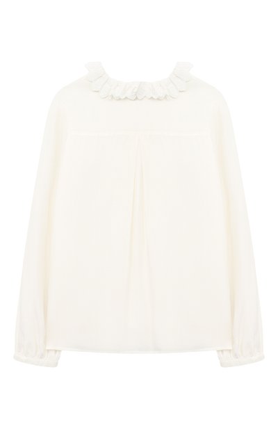 Блузка CHLOÉ белого цвета по цене 24350 руб., арт. C15B41, фото 2 Блузка CHLOÉ, арт. C15B41, фото 2
