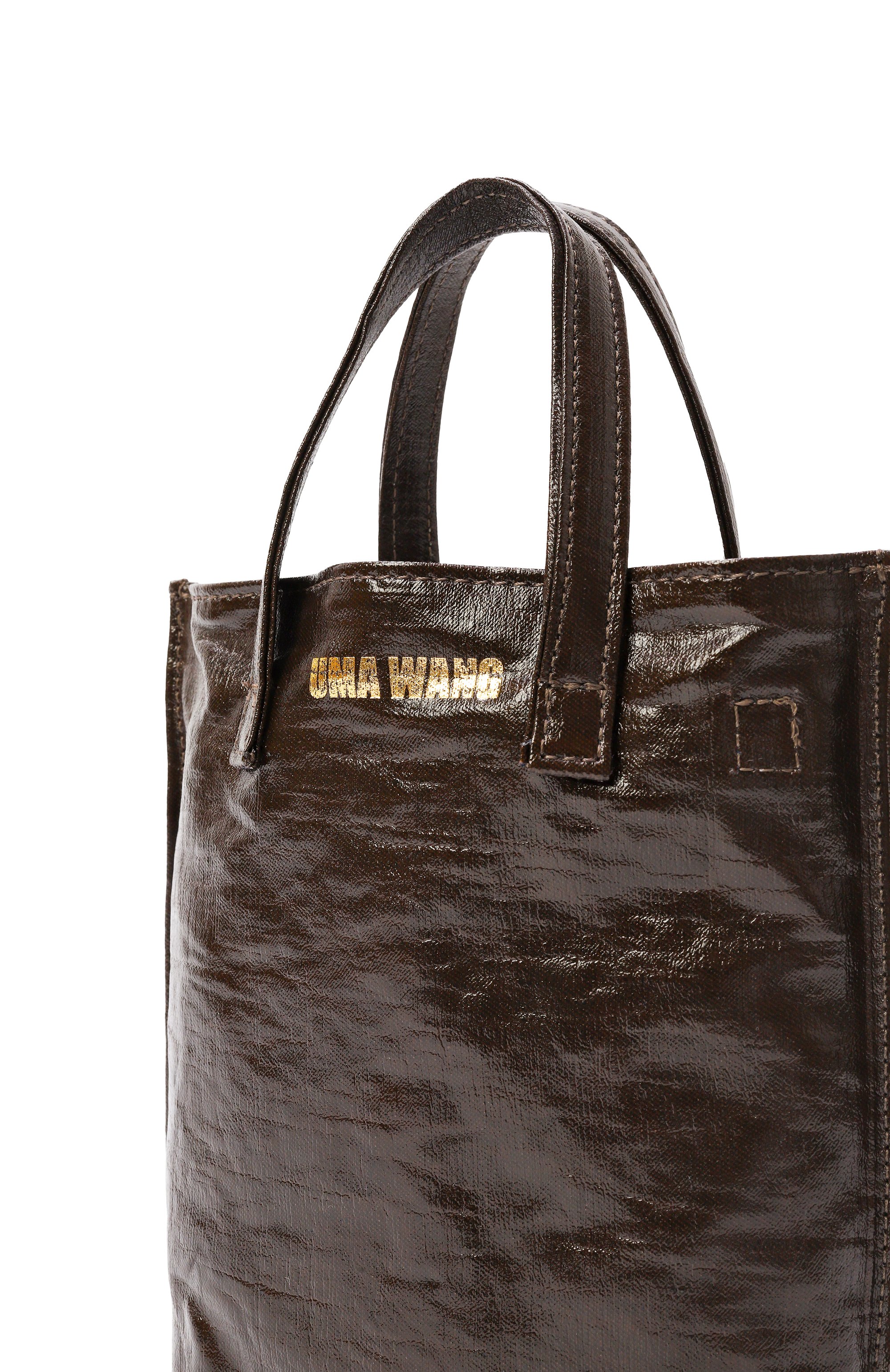 Сумка UMA WANG темно-коричневого цвета по цене 39950 руб., арт. UB0061, фото 3 Сумка UMA WANG, арт. UB0061, фото 3