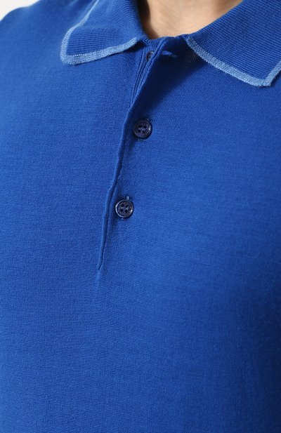 Шерстяное поло с короткими рукавами CANALI, арт. C0476/MK00512, фото 5