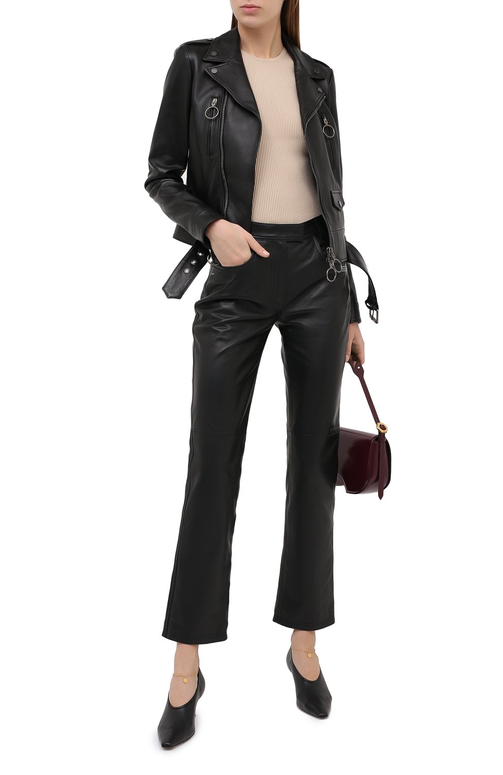 Кожаная куртка OFF-WHITE, арт. 0WJG002E20LEA0011001, фото 2