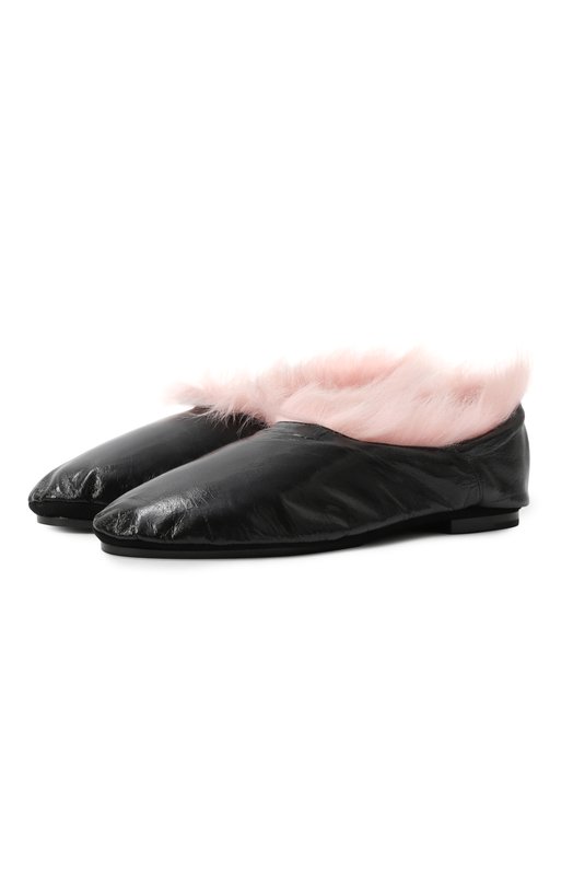 Кожаные балетки Jil Sander J44WZ0001/P7007 Чёрный J44WZ0001/P7007